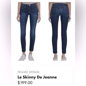 Frame Denim Le Skinny Size 26 near new. Excellent condition. Zero signs of wear.